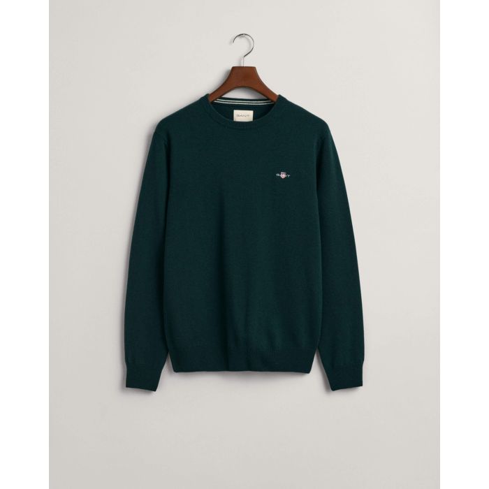 gant-miesten-neulepaita-superfine-lambswool-c-neck-armeijanvihrea-3