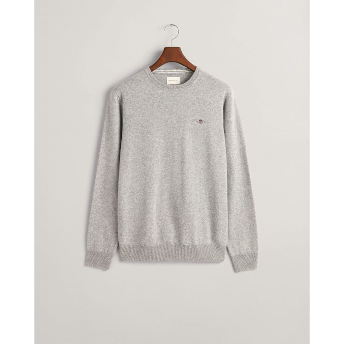 gant-miesten-neulepaita-superfine-lambswool-c-neck-keskiharmaa-3