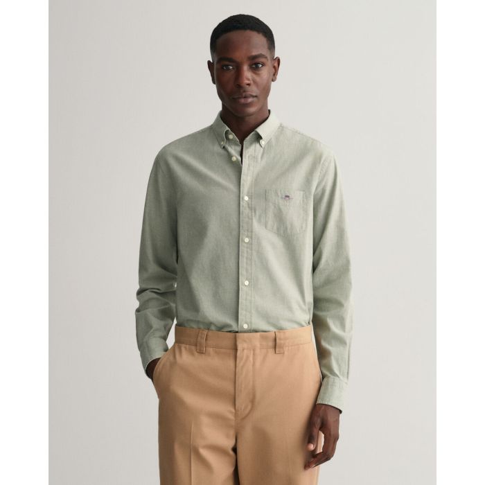 gant-pellavapaita-regular-cotton-linen-shirt-vihrea-1