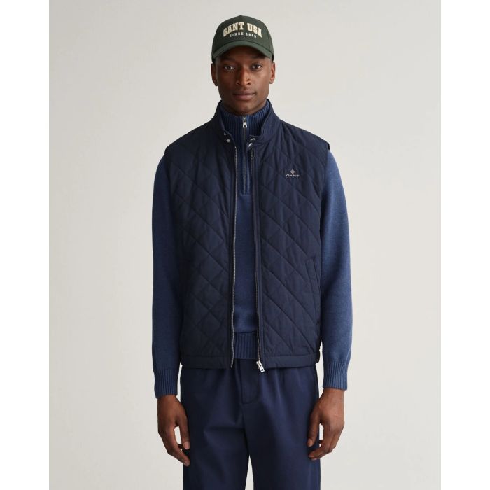 gant-tikkiliivi-quilted-windcheater-vest-tummansininen-1