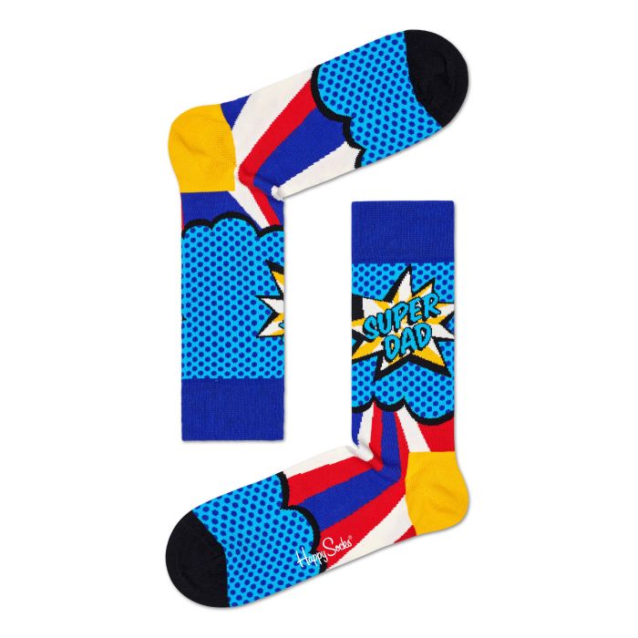 happy-socks-miesten-sukat-super-dad-6350-sininen-kuosi-1