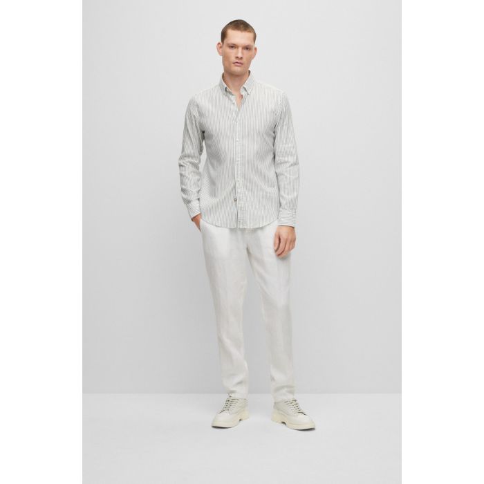 hugo-boss-kauluspaita-c-hal-bd-cotton-linen-raidallinen-vihrea-4