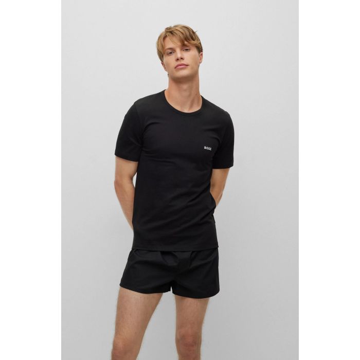 hugo-boss-miesten-t-paita-k-t-shirt-rn-musta-1