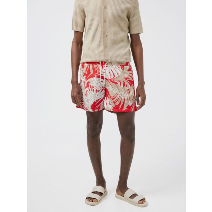 j-lindeberg-miesten-uimashortsit-banks-hibiscus-swim-trunks-punainen-kuosi-1