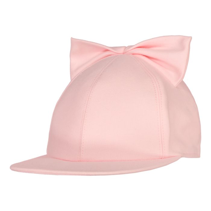 metsola-lasten-lippis-cap-with-bow-vaaleanpunainen-1