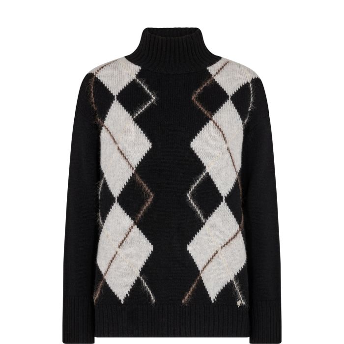 mos-mosh-naisten-neulepusero-zima-diamond-knit-musta-kuosi-1