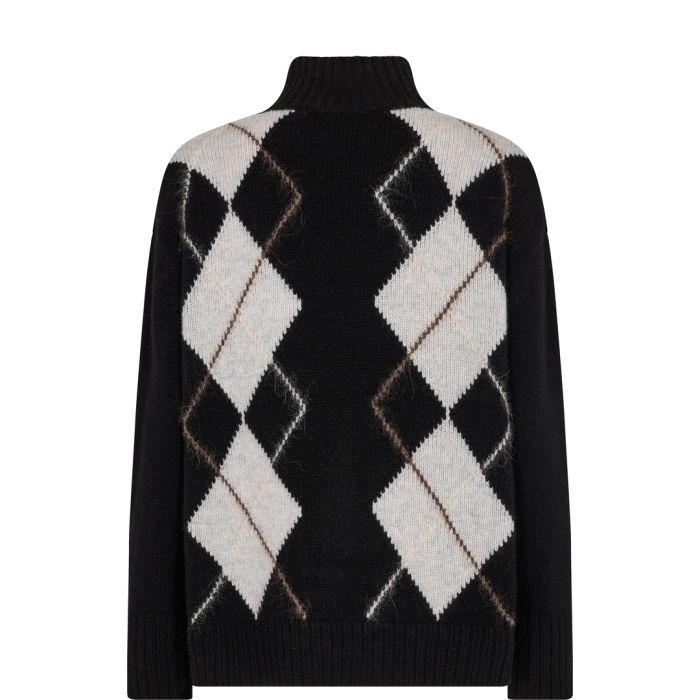 mos-mosh-naisten-neulepusero-zima-diamond-knit-musta-kuosi-2