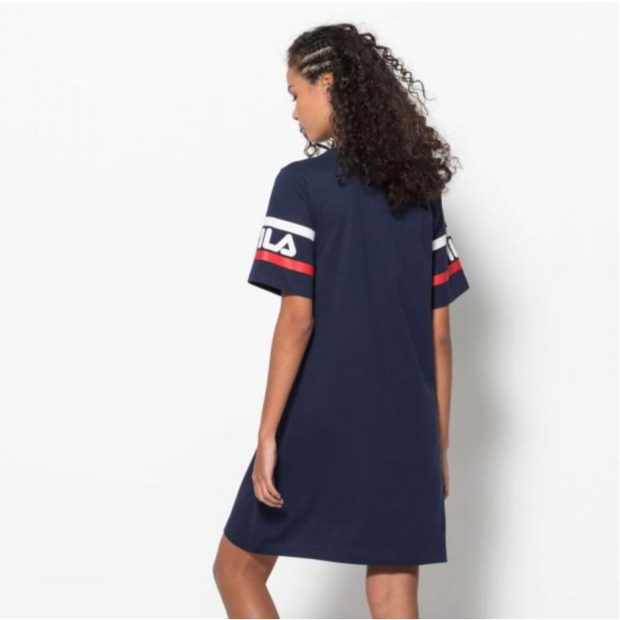 FILA Naisten Mekko Steph Tee Dress Tummansininen Kek le