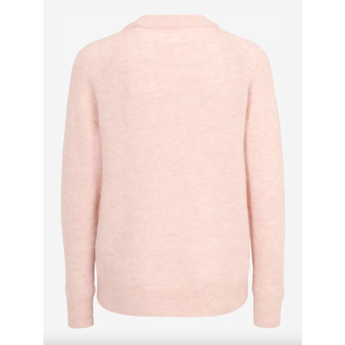Selected Femme Naisten Neulepaita, Lulu LS Knit O-Neck Vaaleanpunainen