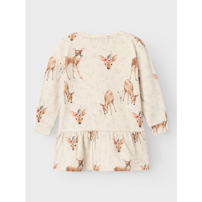 name-it-lasten-mekko-nmfobambi-sweat-dress-beige-kuosi-2