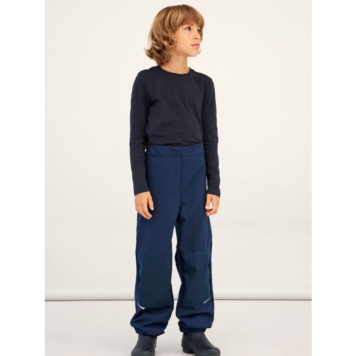 name-it-lasten-softshellhousut-alfa-solid-tummansininen-2