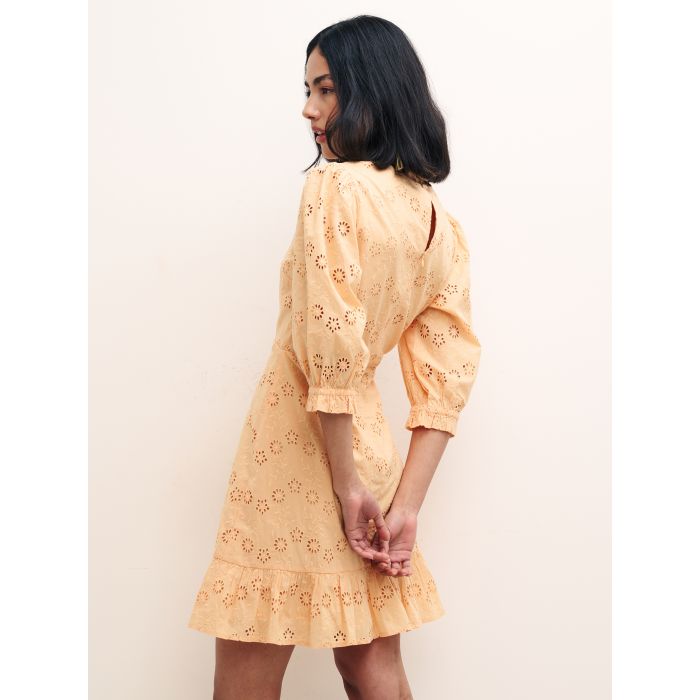 nobodys-child-mekko-serena-broderie-dress-oranssi-2