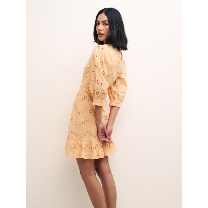 nobodys-child-mekko-serena-broderie-dress-oranssi-7