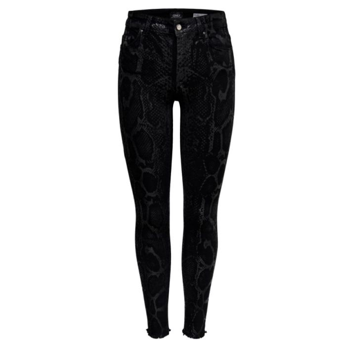 only-naisten-housut-blush-mid-raw-snakedenim-musta-kuosi-1