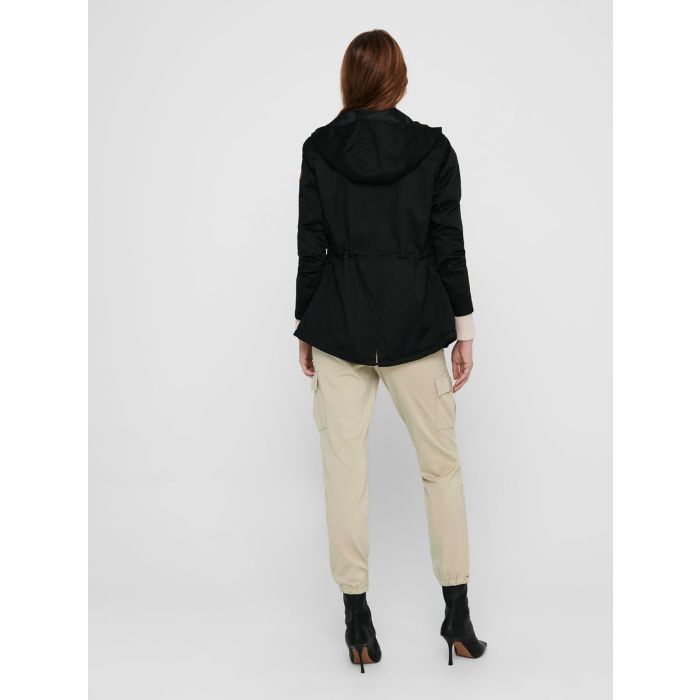 only-naisten-kevattakki-lorca-canvas-parka-musta-2