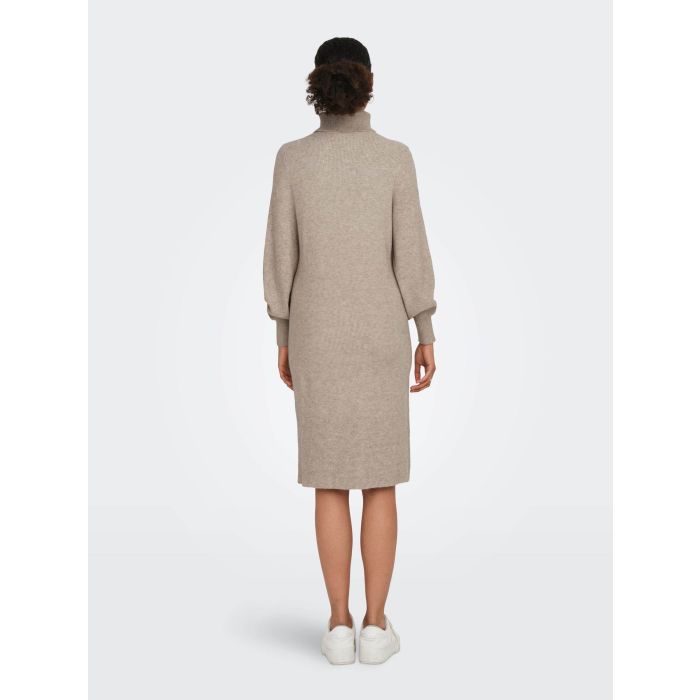 only-naisten-mekko-onlsasha-ls-rollneck-dress-luonnonvalkoinen-2