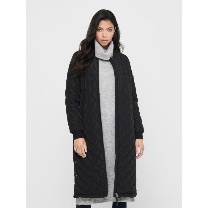 only-naisten-tikkitakki-onljessica-x-long-quilted-coat-noos-musta-1