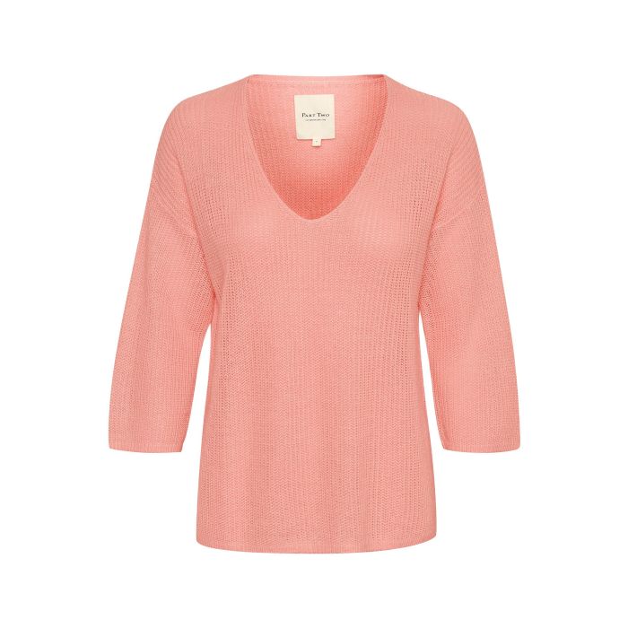 part-two-naisten-neulepusero-netrona-pullover-koralli-1