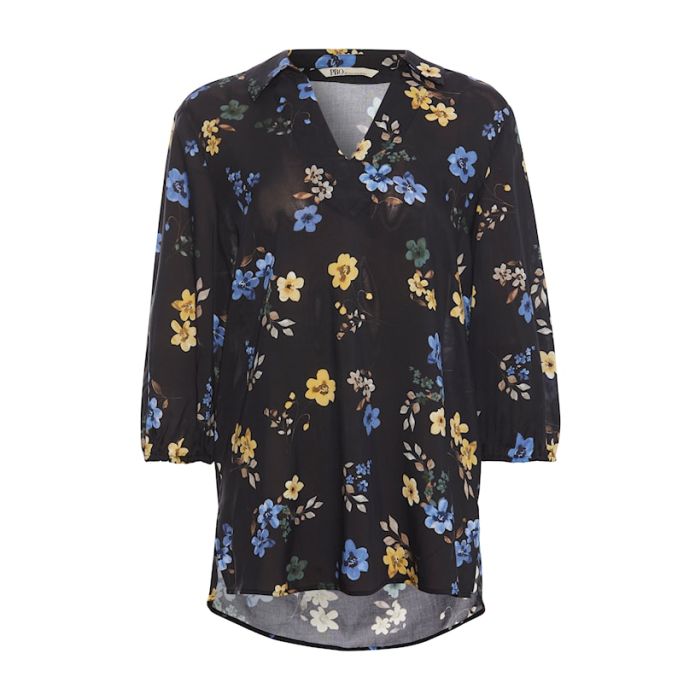 philosophy-blues-original-naisten-pusero-nectarine-blouse-musta-kuosi-2