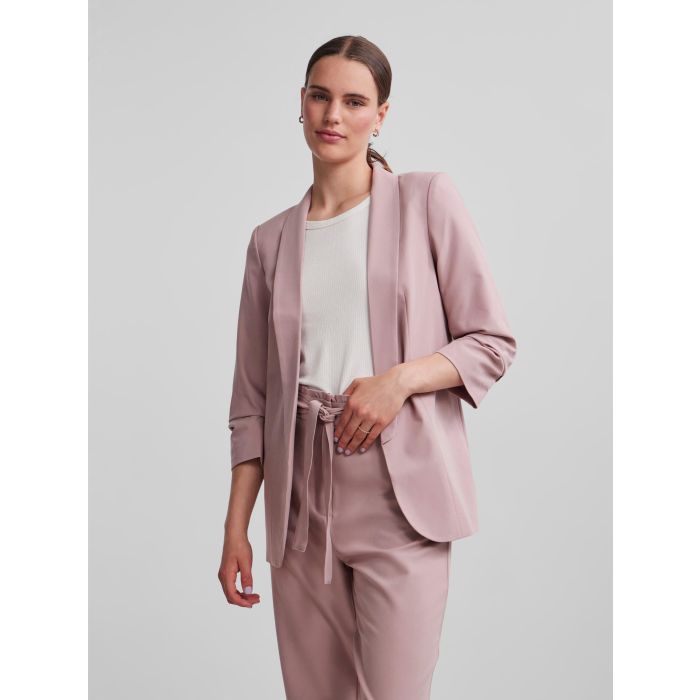 pieces-naisten-bleiseri-boss-blazer-vaaleanpunainen-2