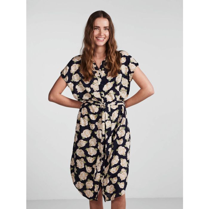 pieces-naisten-paitamekko-pcnya-ss-shirt-dress-sininen-kuosi-1