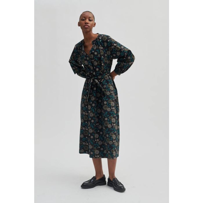 second-female-naisten-mekko-gaze-dress-musta-kuosi-1