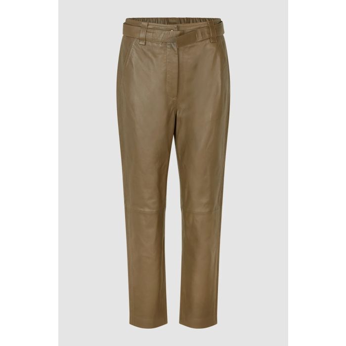 second-female-naisten-nahkahousut-lindie-leather-new-trousers-khaki-2