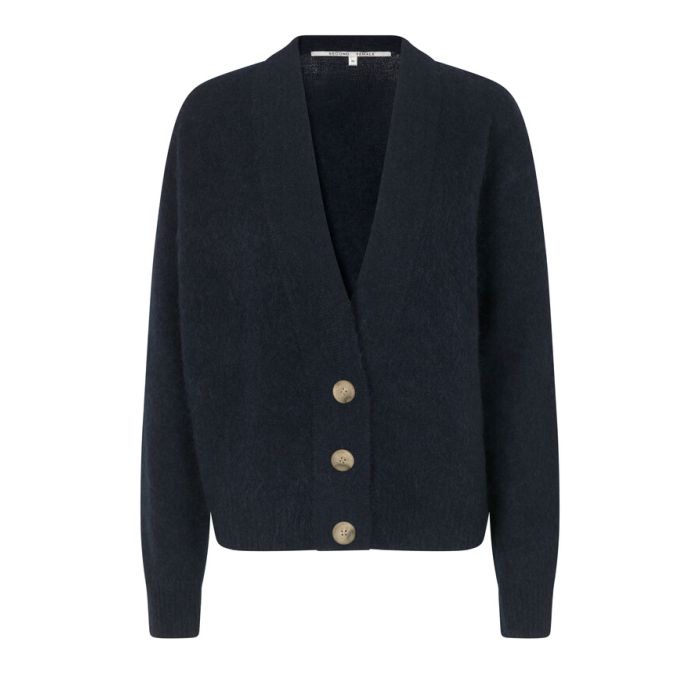 second-female-naisten-neuletakki-brookline-knit-cardigan-tummansininen-1