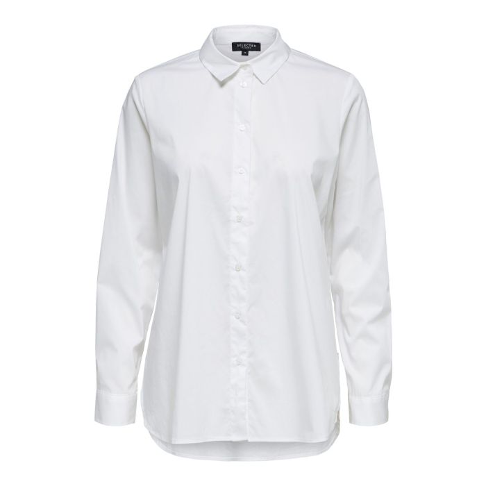 selected-femme-naisten-kauluspaita-slfori-ls-side-zip-shirt-valkoinen-5