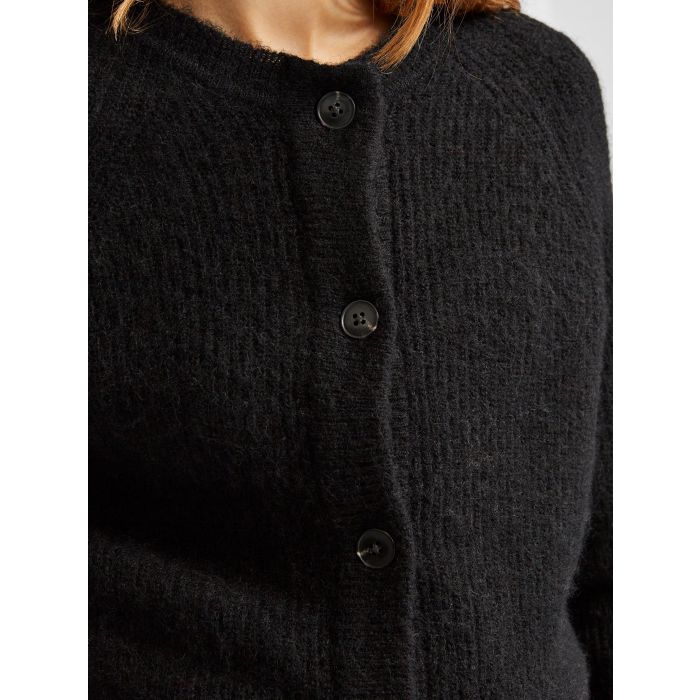 selected-femme-naisten-neuletakki-lulu-ls-knit-short-cardigan-musta-6