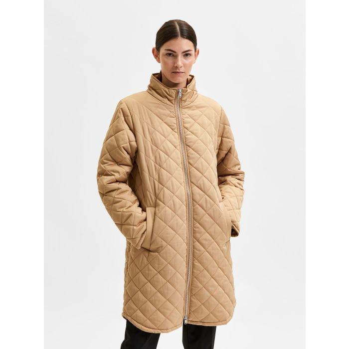 selected-femme-naisten-tikkitakki-slffilly-quilted-coat-b-vaalea-beige-1
