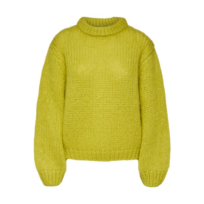 selected-femme-naisten-villapaita-slfsuanne-ls-knit-o-neck-b-limenvihrea-1