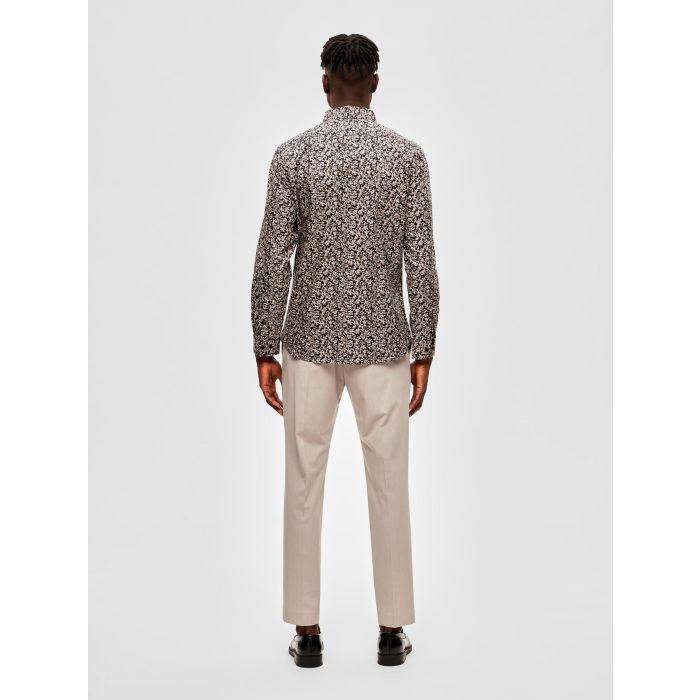 selected-kauluspaita-slim-ethan-aop-shirt-mustavalkoinen-3