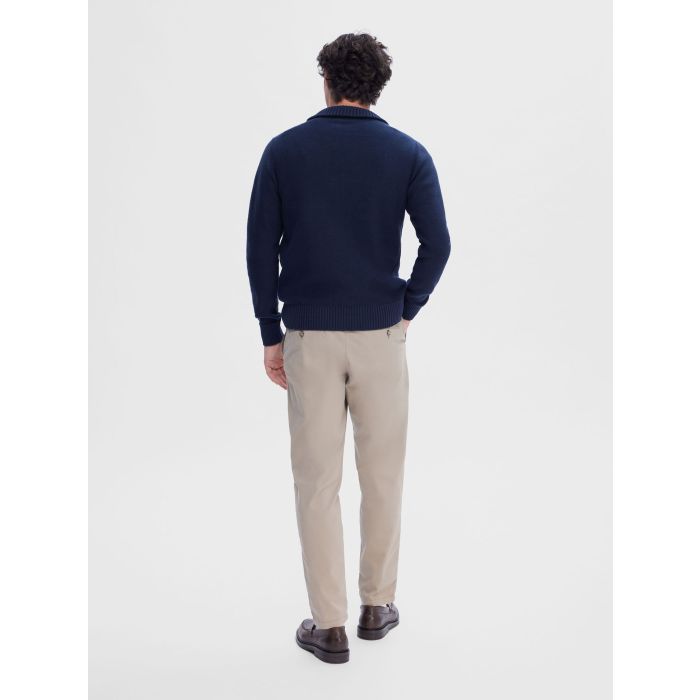 selected-neule-axel-ls-knit-half-zip-tummansininen-2