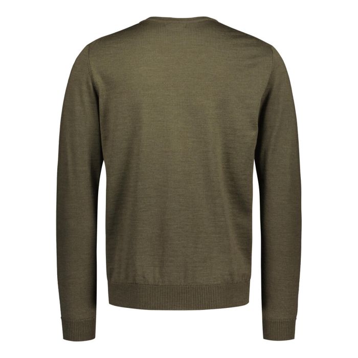 sinnuu-miesten-neule-merino-crew-armeijanvihrea-2