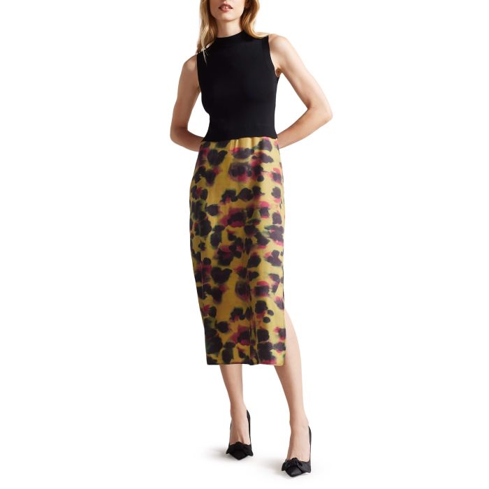 ted-baker-naisten-mekko-ehlla-dress-musta-kuosi-1