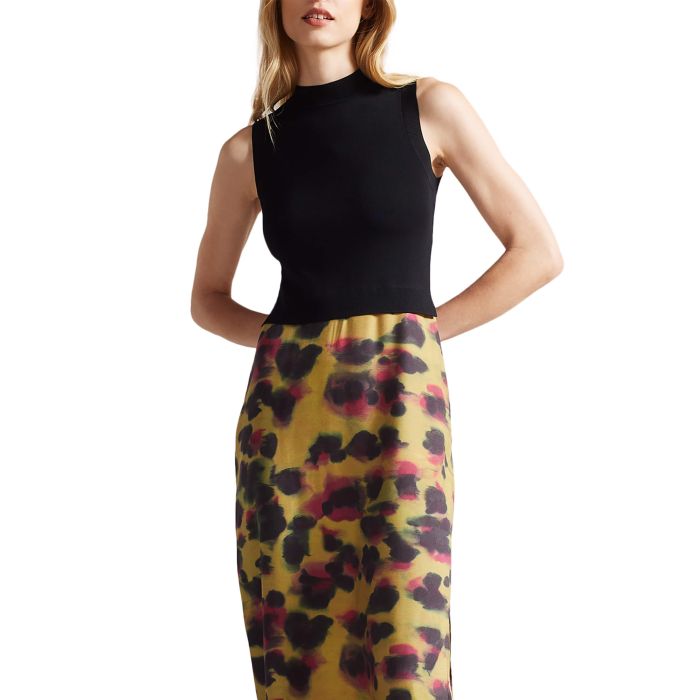 ted-baker-naisten-mekko-ehlla-dress-musta-kuosi-2