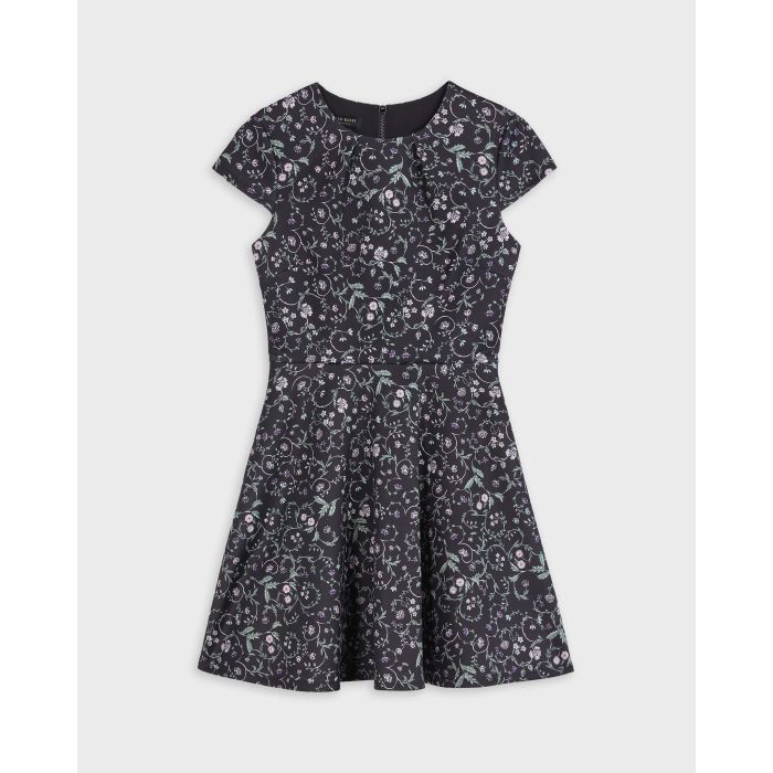 ted-baker-naisten-mekko-tiame-dress-musta-kuosi-4