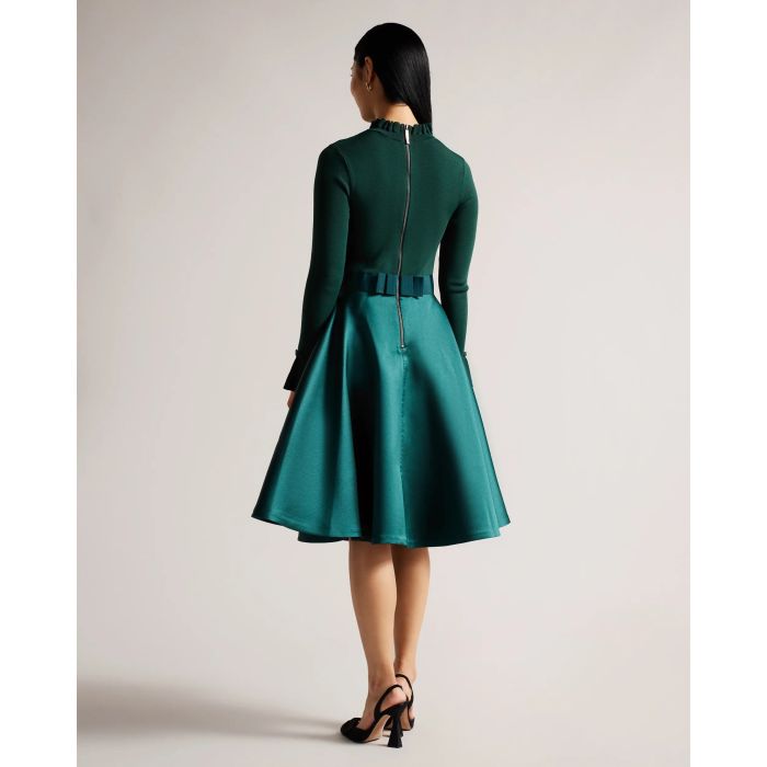 ted-baker-naisten-mekko-zadi-dress-tummanvihrea-2