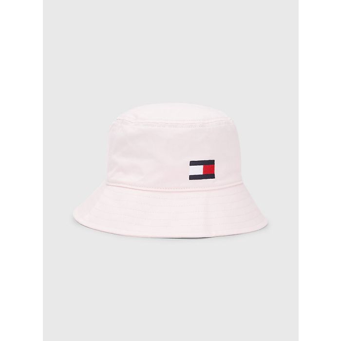 tommy-hilfiger-childrenswear-kesahattu-big-flag-soft-bucket-hat-vaaleanpunainen-1