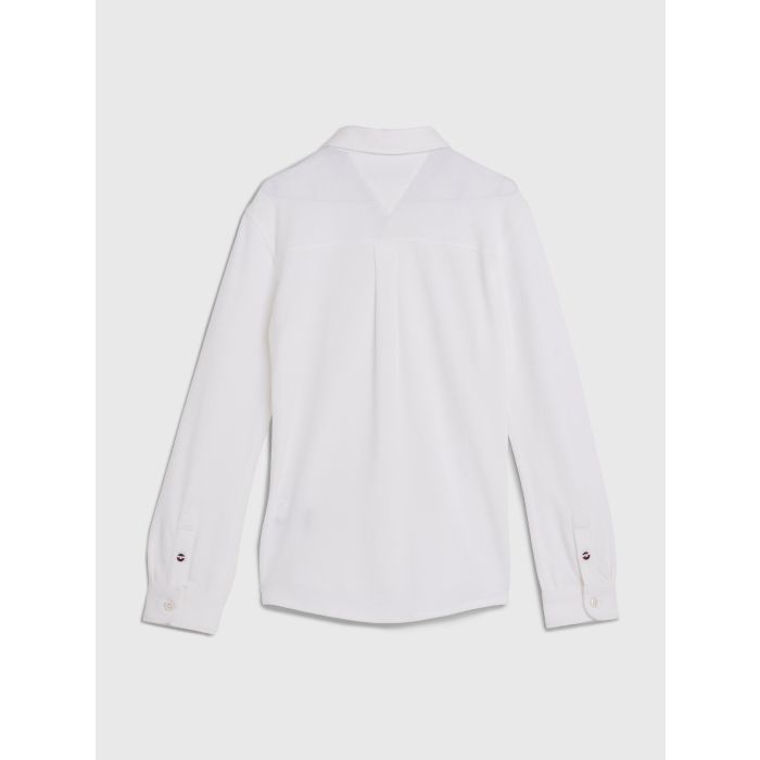 tommy-hilfiger-childrenswear-lasten-paita-stretch-pique-shirt-valkoinen-2
