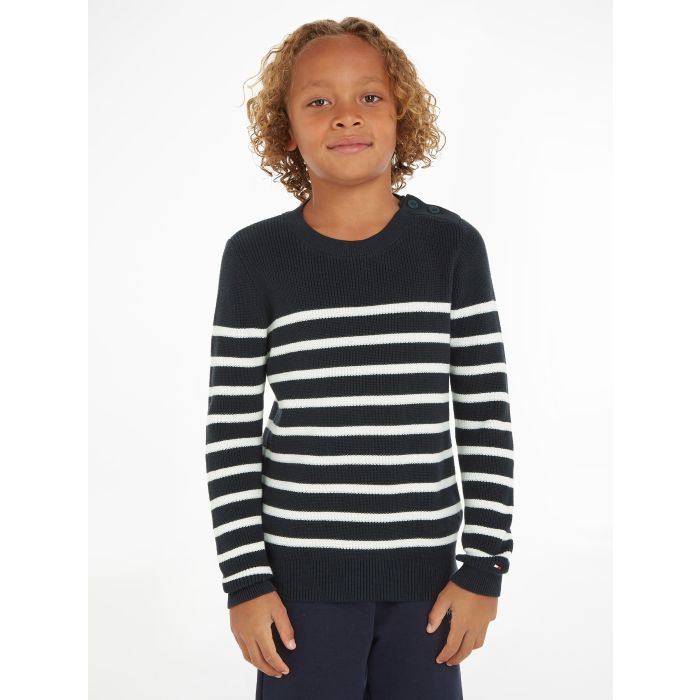 tommy-hilfiger-childrenswear-neulepusero-classic-breton-striped-sweater-raidallinen-sininen-1