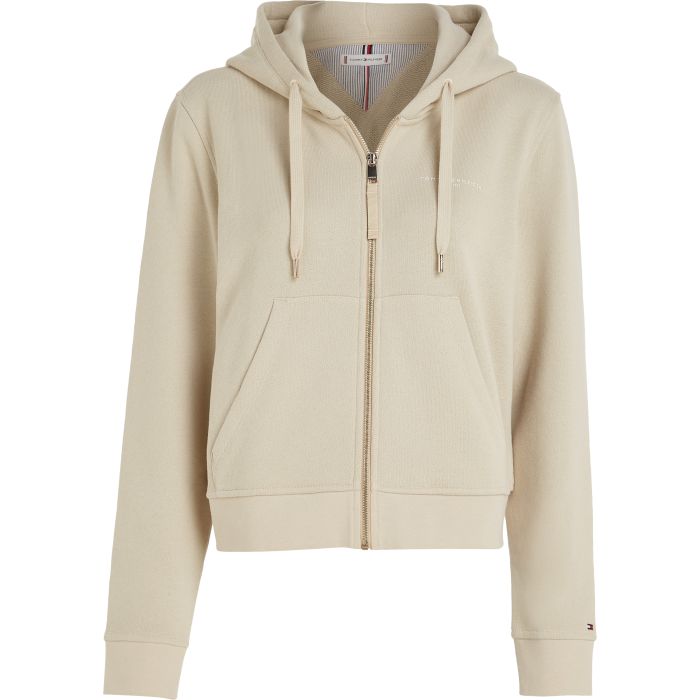 tommy-hilfiger-huppari-1985-reg-mini-corp-zip-hoodie-vaalea-beige-1