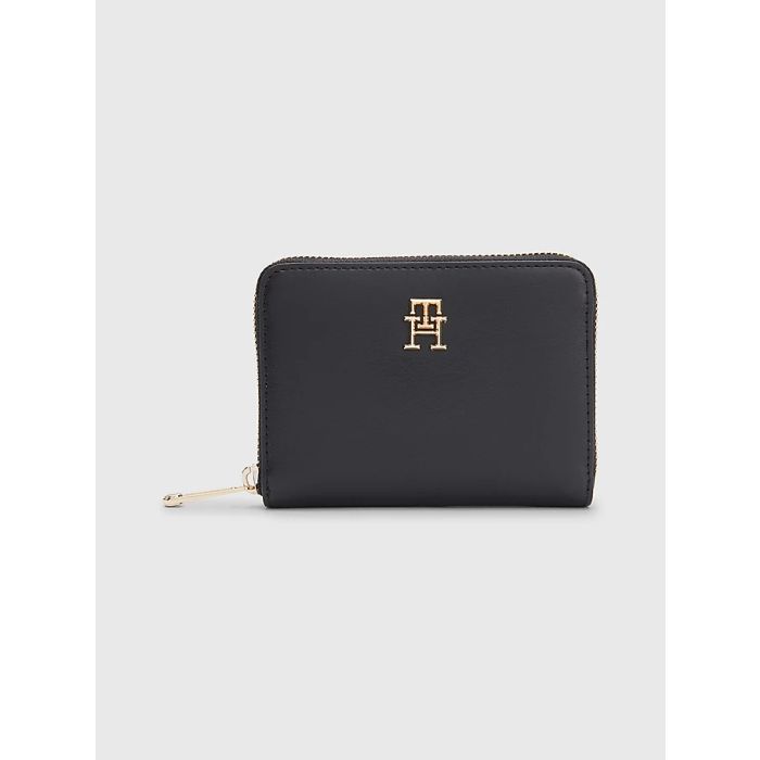 tommy-hilfiger-naisten-lompakko-iconic-tommy-med-zip-musta-1
