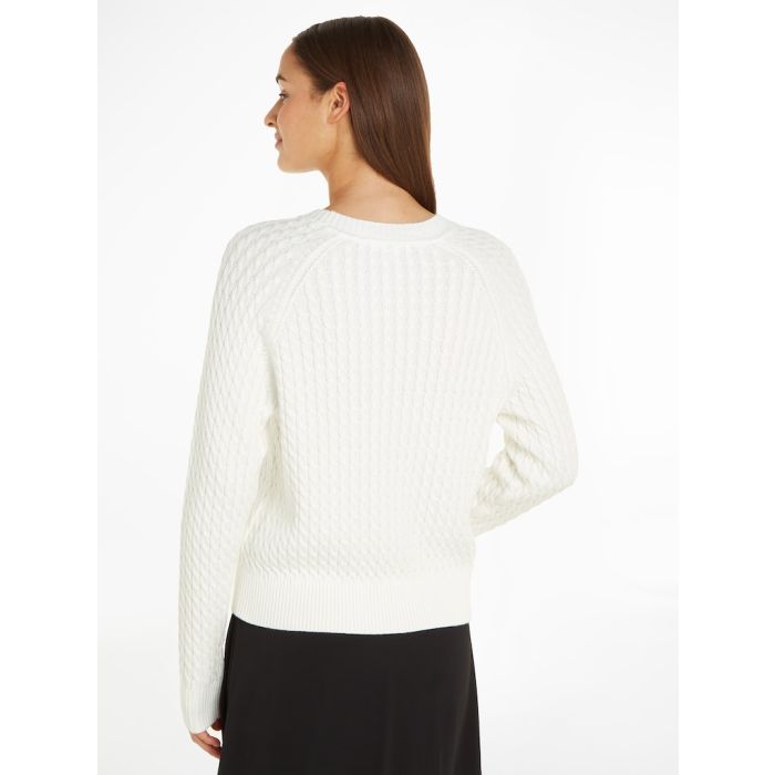 tommy-hilfiger-naisten-neule-co-mini-cable-c-neck-sweater-valkoinen-2