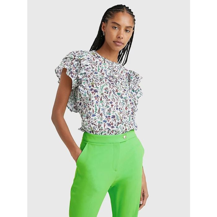 tommy-hilfiger-naisten-paita-co-voile-floral-blouse-valkopohjainen-kuosi-1