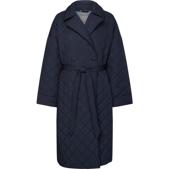 tommy-hilfiger-tikkitakki-ad-relaxed-sorona-quilted-trench-tummansininen-1
