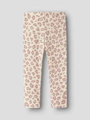 Name It lasten leggingsit, NMFDAVINA SWEAT FLEECE LEGGING Keltainen Kuosi