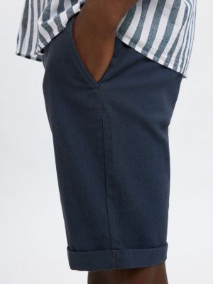 Selected Miesten Shortsit, SLIM LUTON FLEX SHORTS Tummansininen
