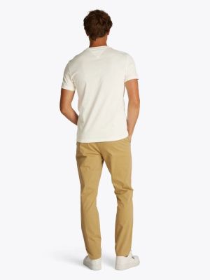 Tommy Jeans miesten t-paita, TJM XSLIM  JERSEY TEE Luonnonvalkoinen